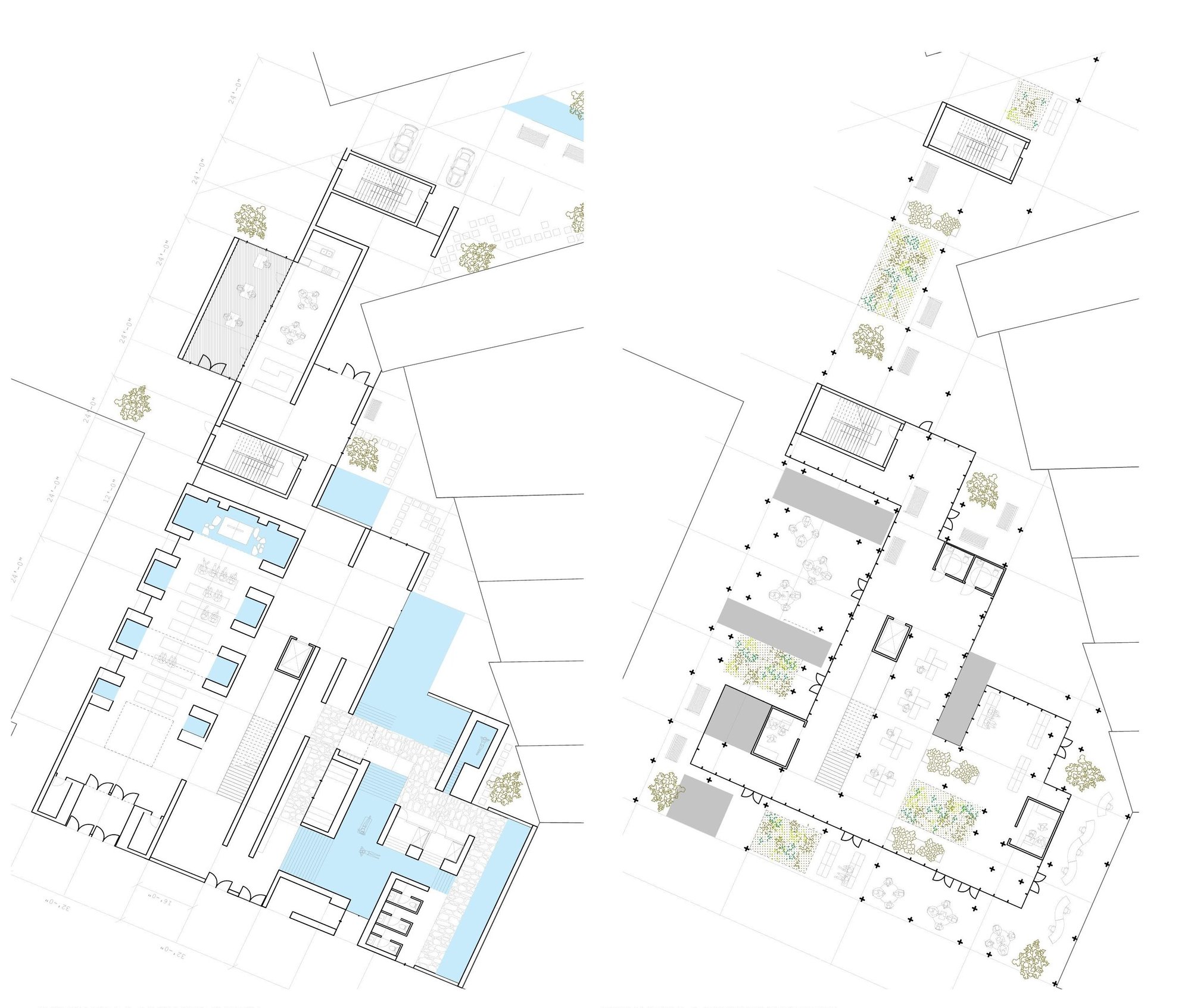 Sacred Baths floor plans